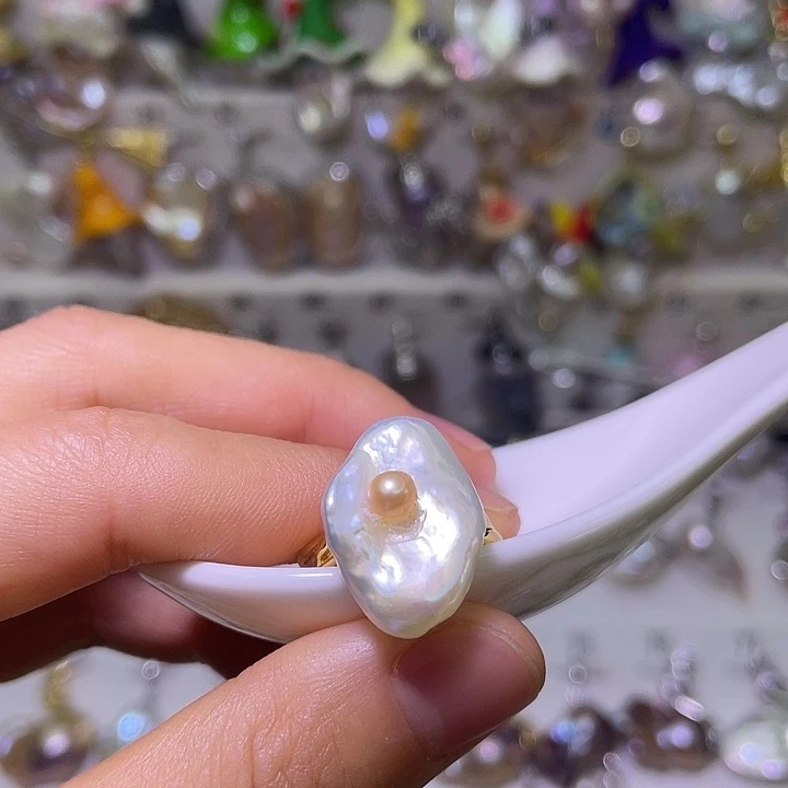 颈饰合金淡水珍珠35