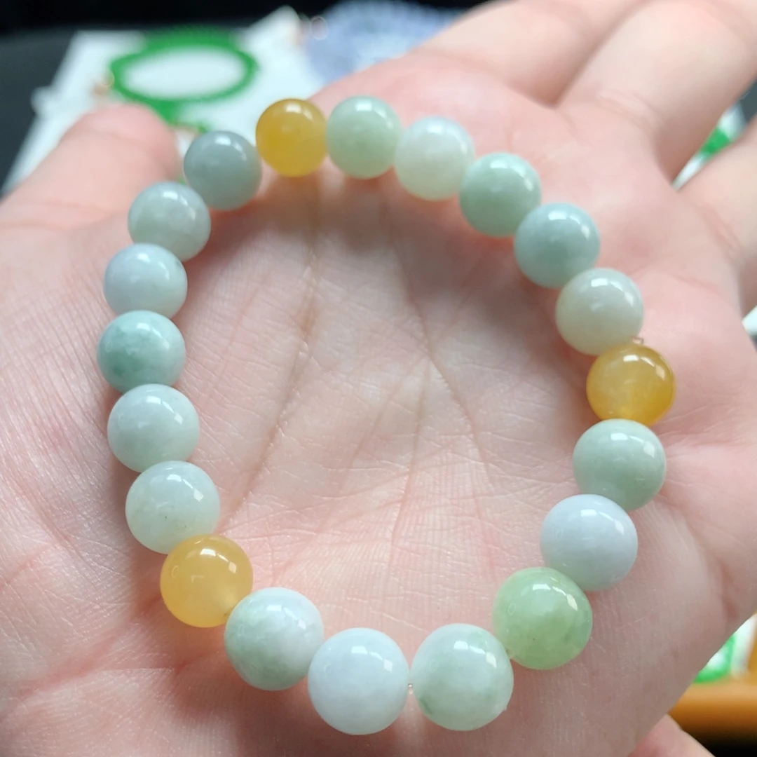 翡翠未镶嵌手链翡翠