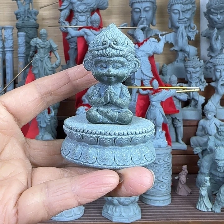 石材小悟空+底座