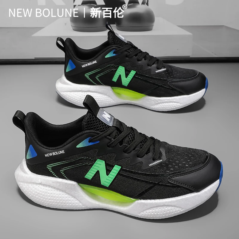 新百伦正品男鞋夏季透气软底轻便情侣款跑步鞋男士百搭休闲运动鞋