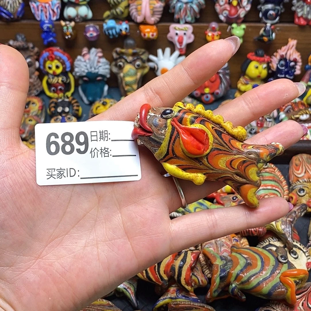 玻璃烧造琉璃鱼689