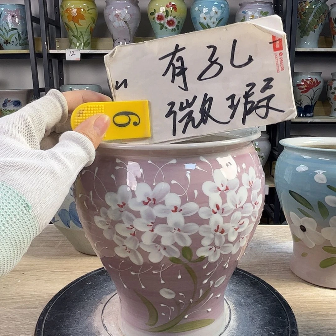 罐1tc景德镇陶瓷花盆