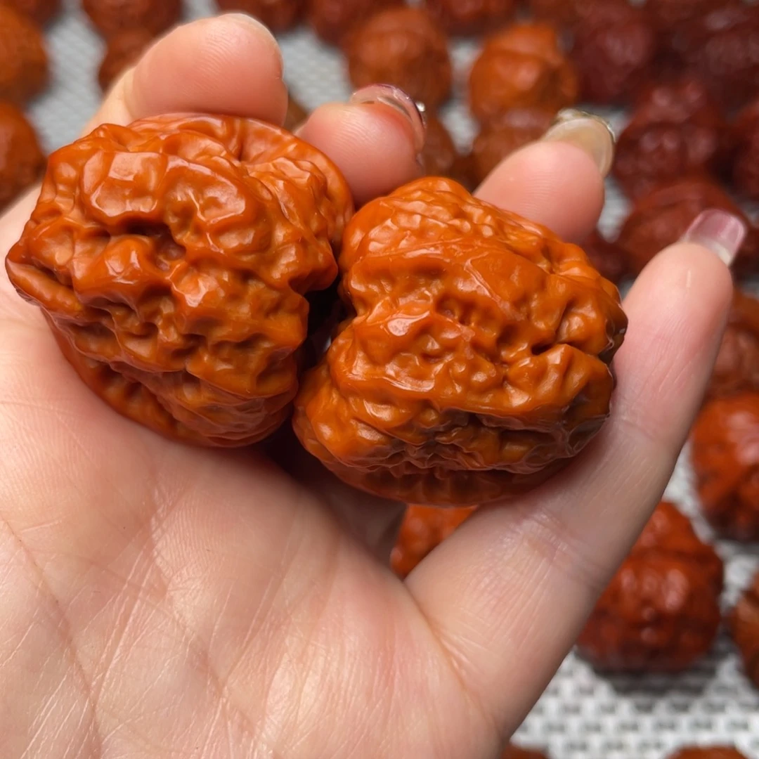 桃核吊坠文玩核桃 手把件 蛤蟆头 36