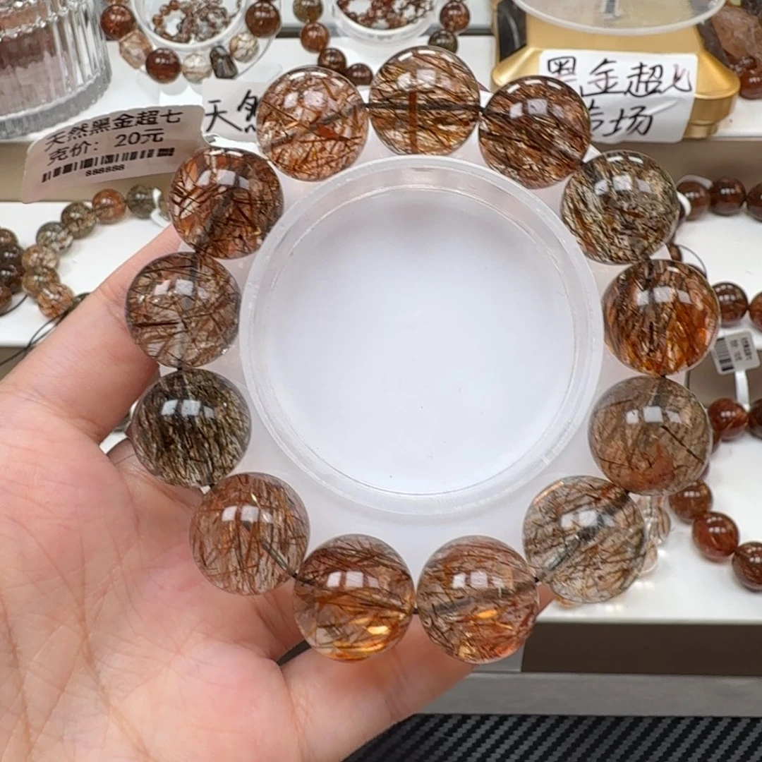 未镶嵌手链水晶黑金超七多样性发其一
