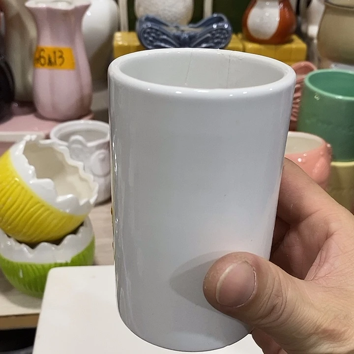 陶盆有孔 瑕疵针孔漏釉介意勿拍外口 6外高10