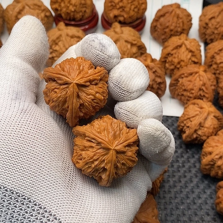 核桃手串/手链拼接白狮子了45