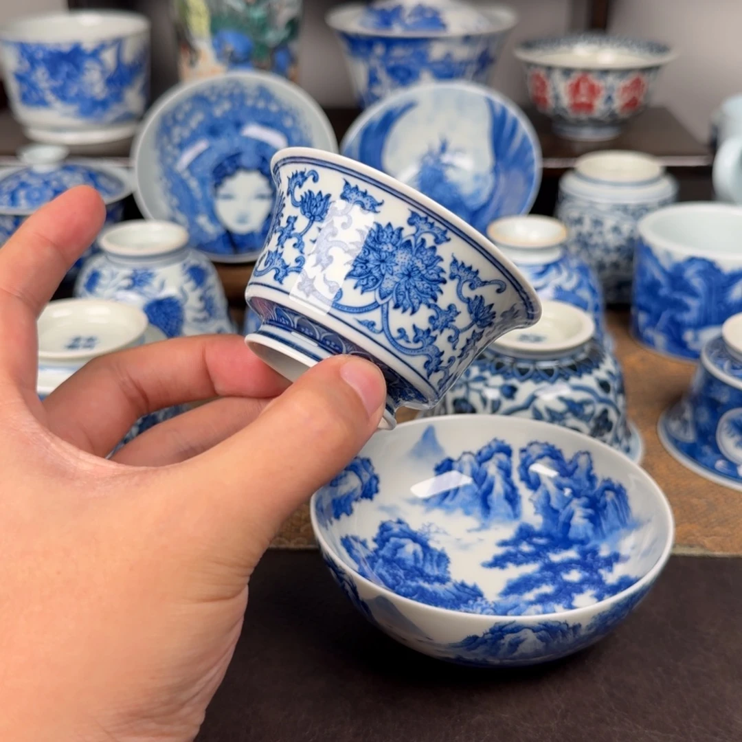 小***妞现代手工手绘茶器