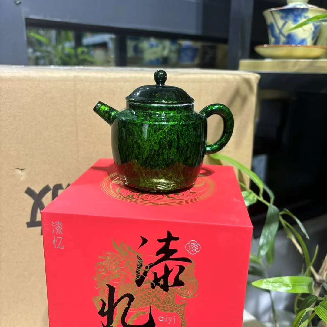 【中国邮政专属链接】漆忆-绿宝砂德钟壶gh2874