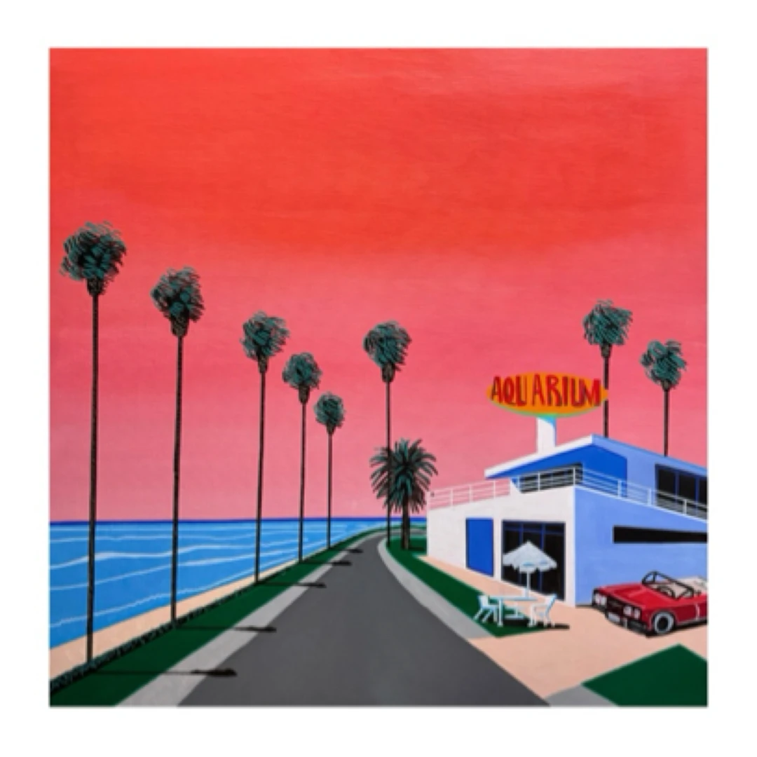 【西海岸】70*70 多巴胺风景挂画