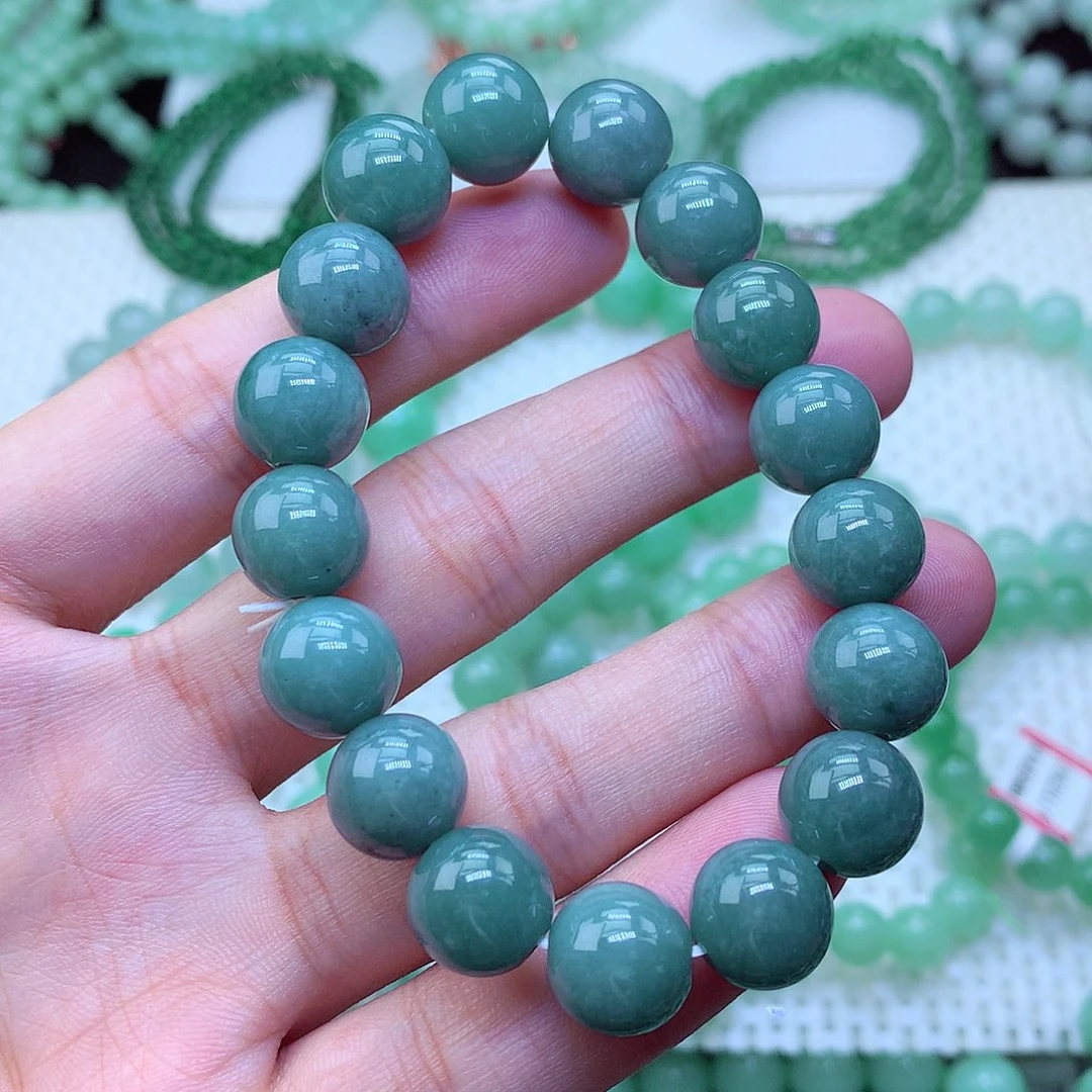 翡翠未镶嵌毛衣链卡11.5