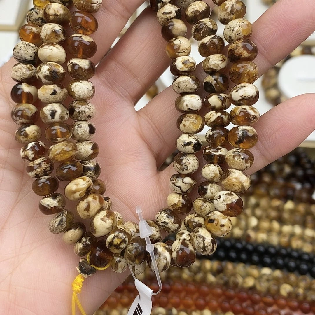 烙***活琥珀未镶嵌裸石琥珀8