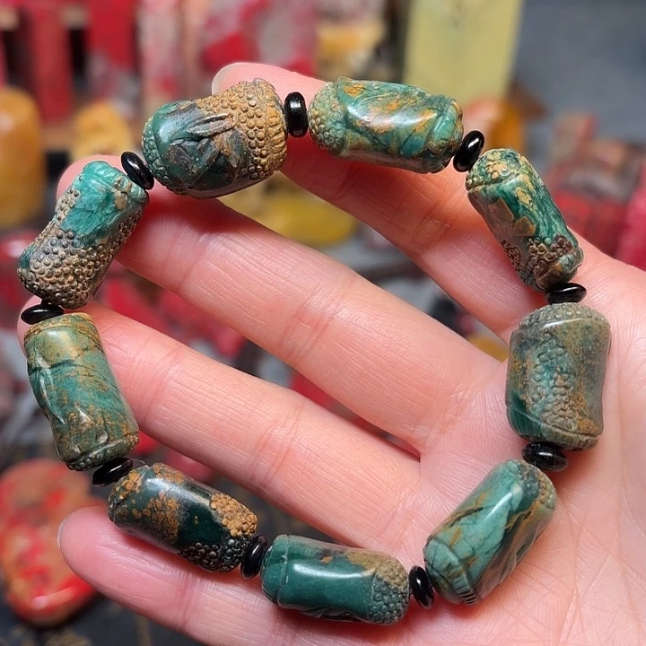 四川石精品竹节手串