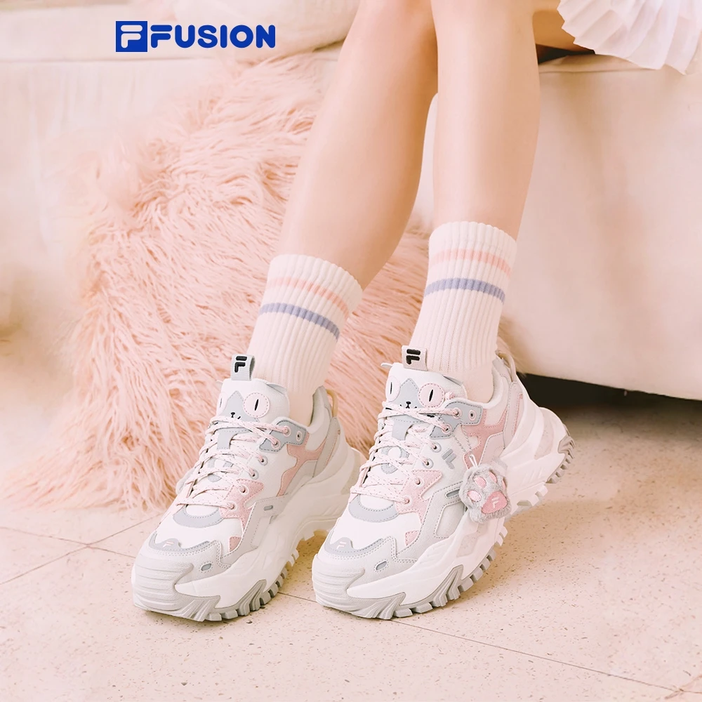 加绒硬糖丨FILA FUSION潮牌老爹鞋冬新款女鞋运动鞋T12W541007F