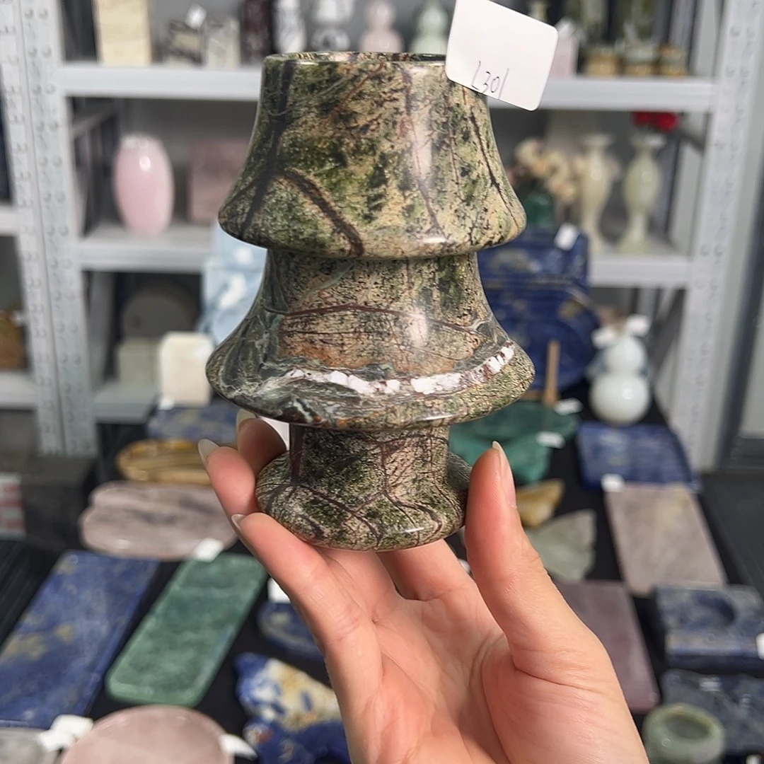 石材烛台/笔筒/收纳301