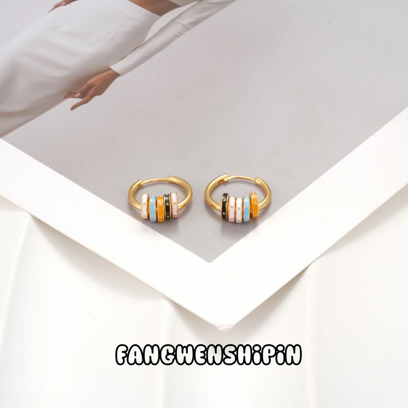 铜合金锆石耳饰 时尚百搭耳环轻奢气质精致小众 0592