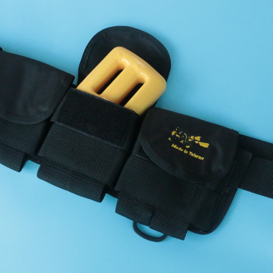 新批次台湾H.Sports高质量潜水配重腰包 多用途功能潜水腰包