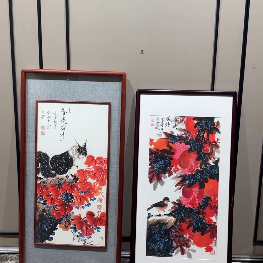雄***翅横款精品书画作品