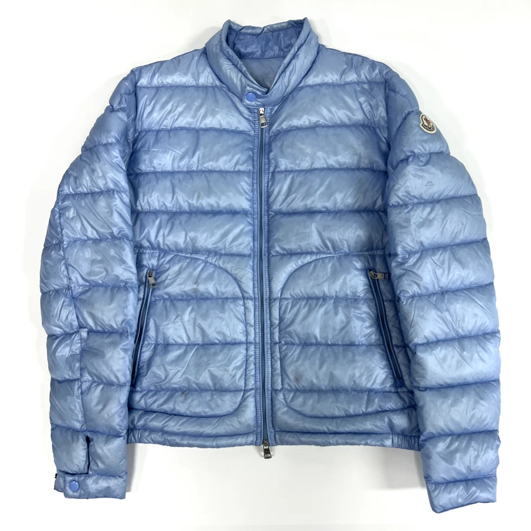 99新 MONCLER 盟可睐 98新 Acorus立领短款羽绒服 浅蓝色 2码/