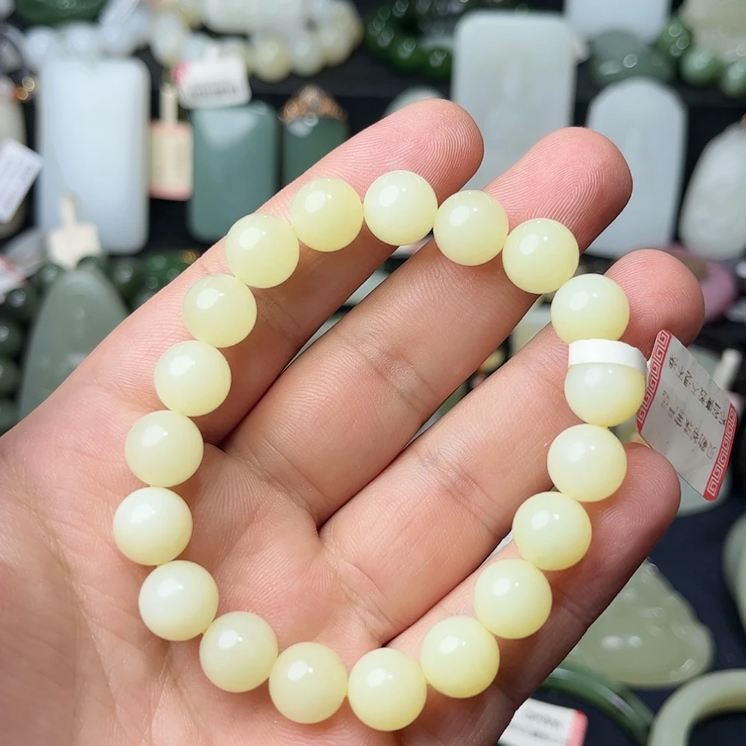 和田玉未镶嵌手链21