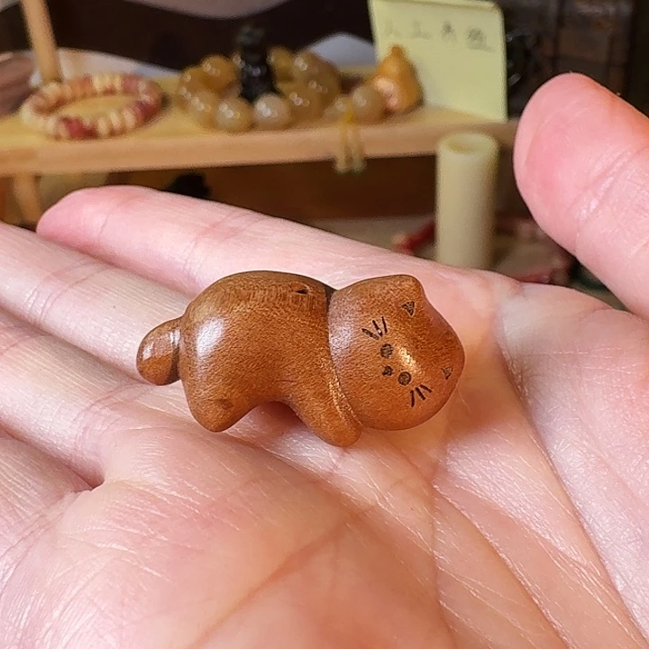 非金属木质小猫配件