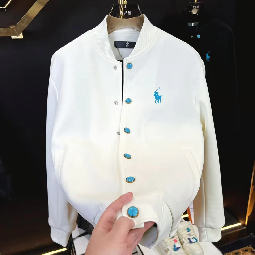 【A】美式休闲男士棒球服气质法式百搭夹克-9765