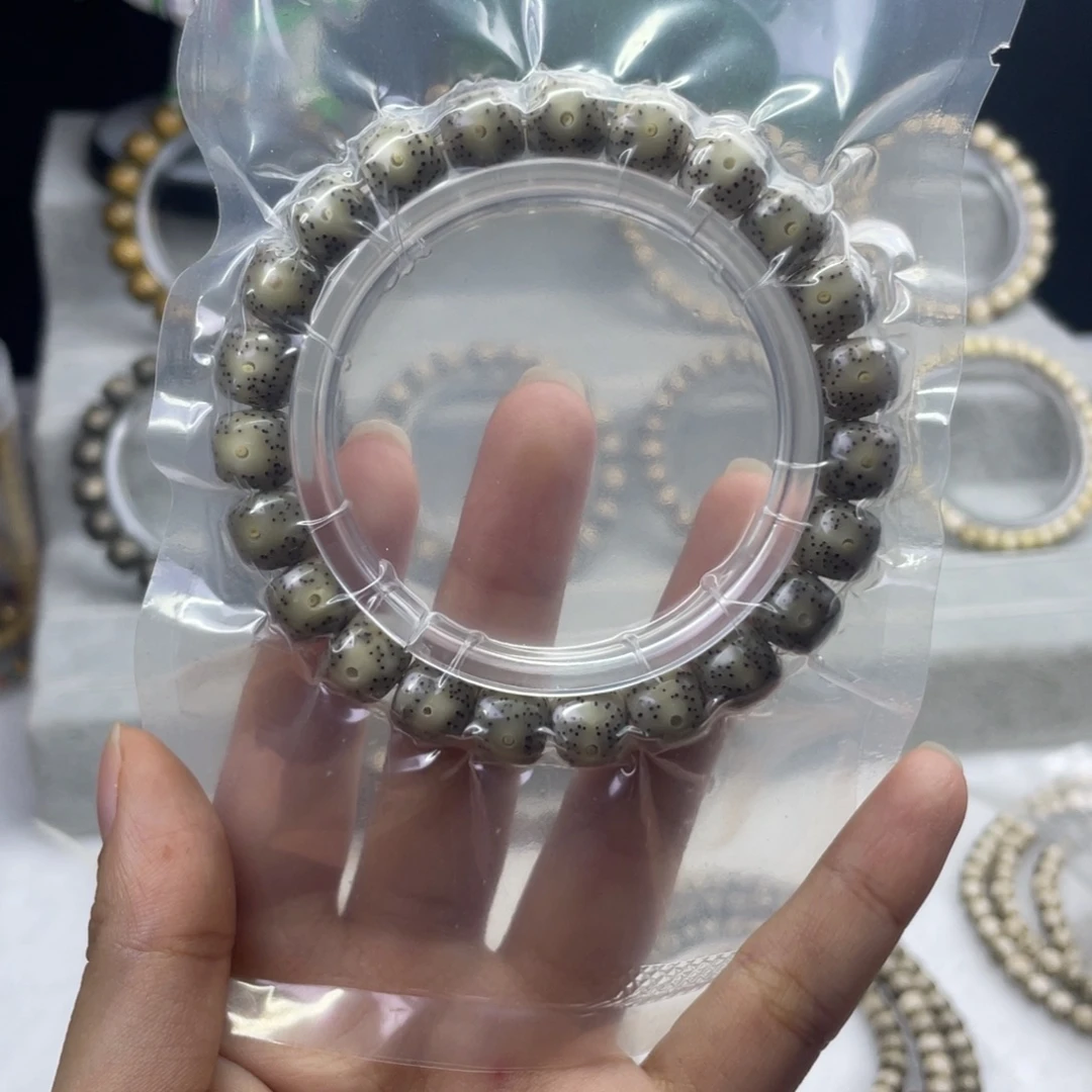 把件星月菩提月留白星点货