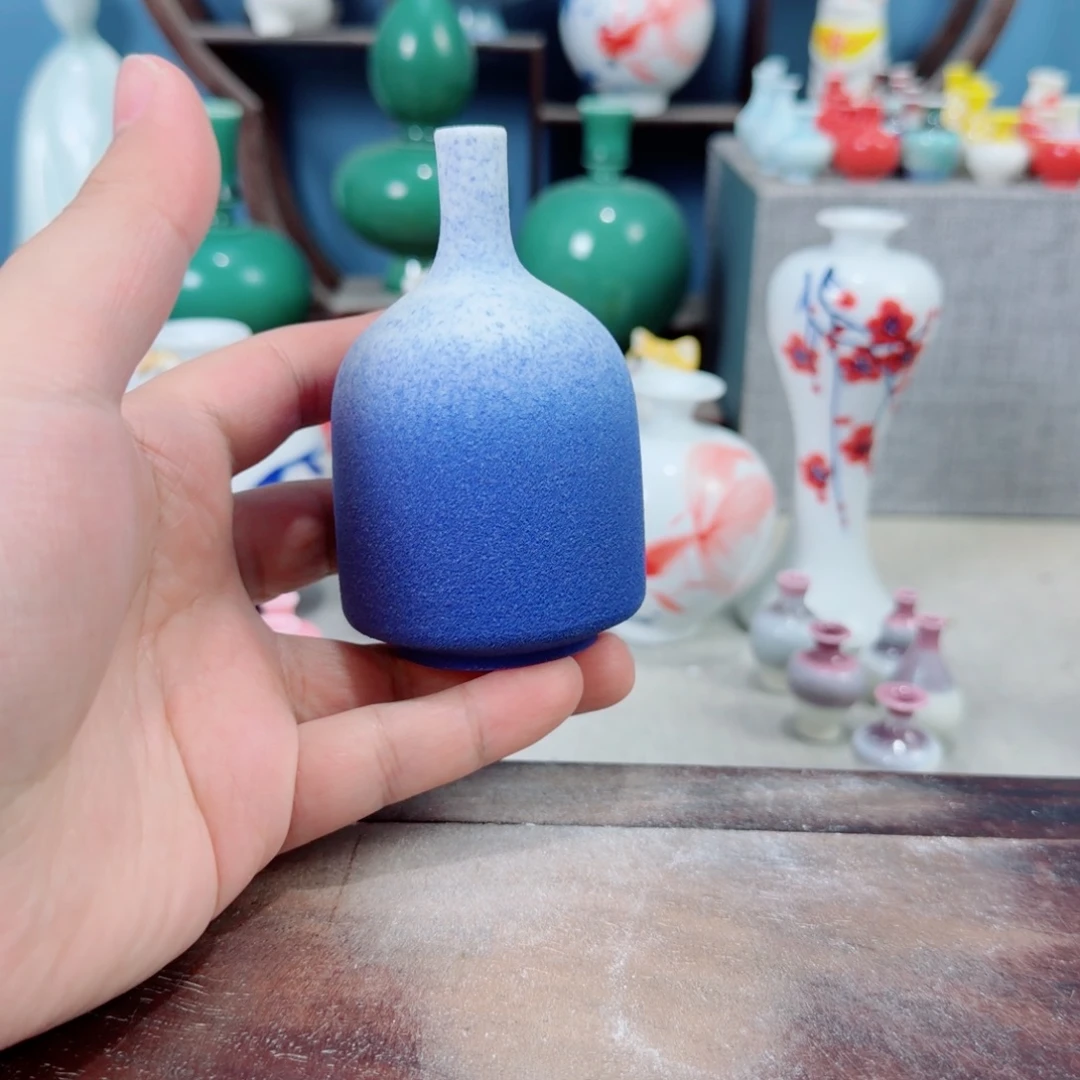 陶瓷手工小花器摆件