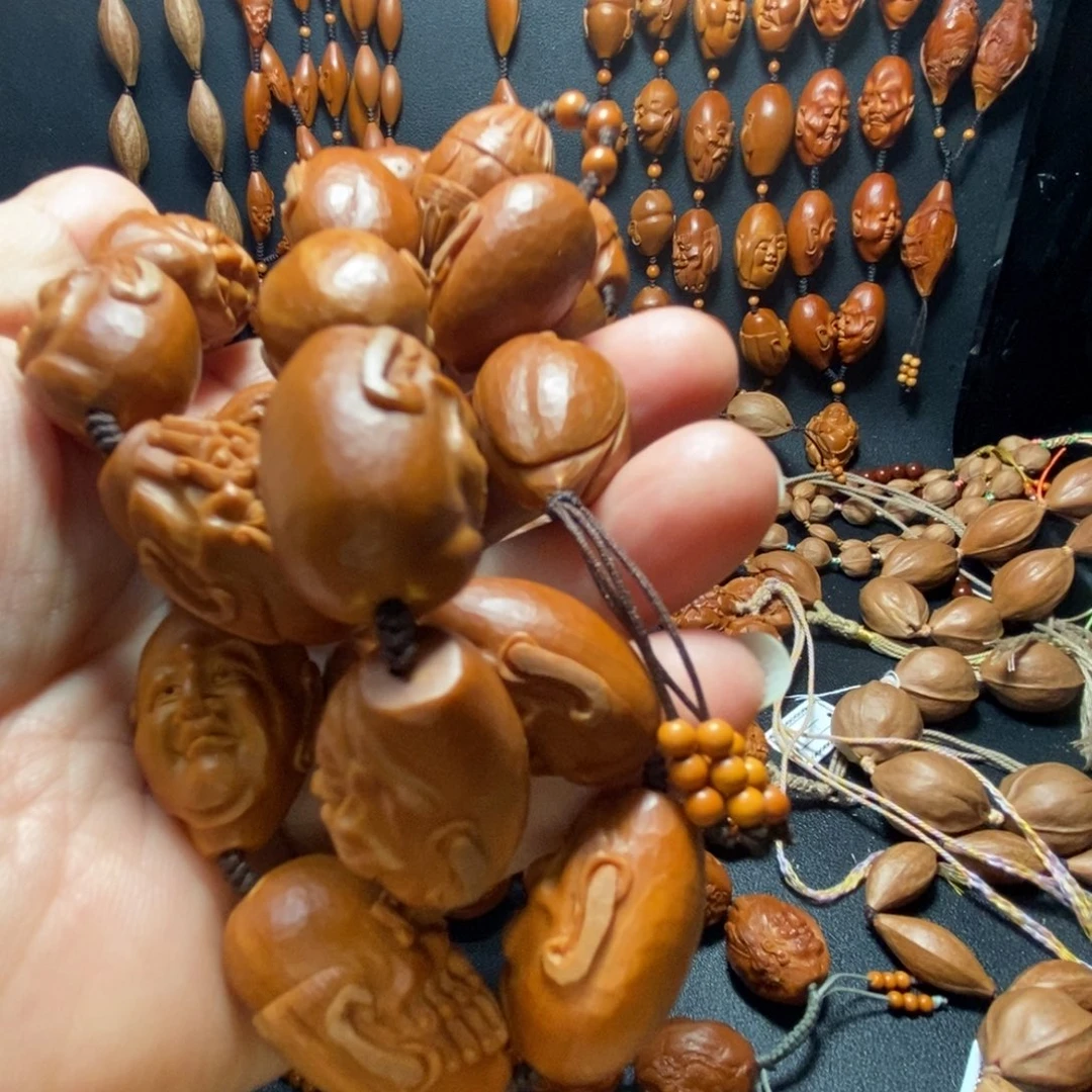 橄榄核手串/手链深****！橄榄核十八罗汉纯手工假一赔四