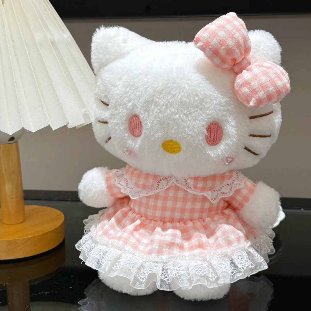 雏奇精选 粉格KT猫玩偶