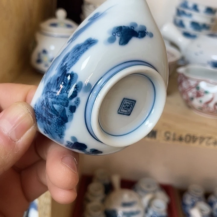 瓷片015 一人直播，看品直播间说序号