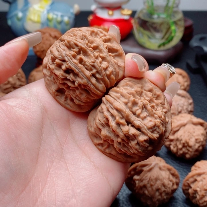 把件文玩核桃四座楼45