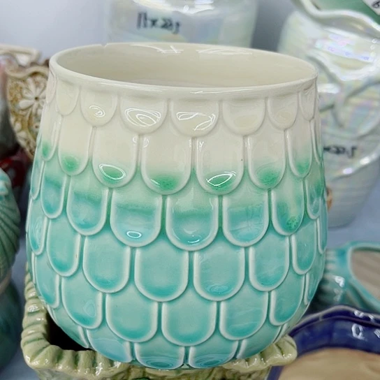 多肉绿植陶瓷花盆9.9包邮有空