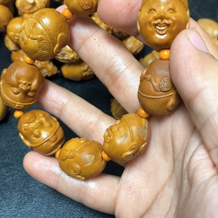 手串/手链橄榄核橄榄微瑕财神头