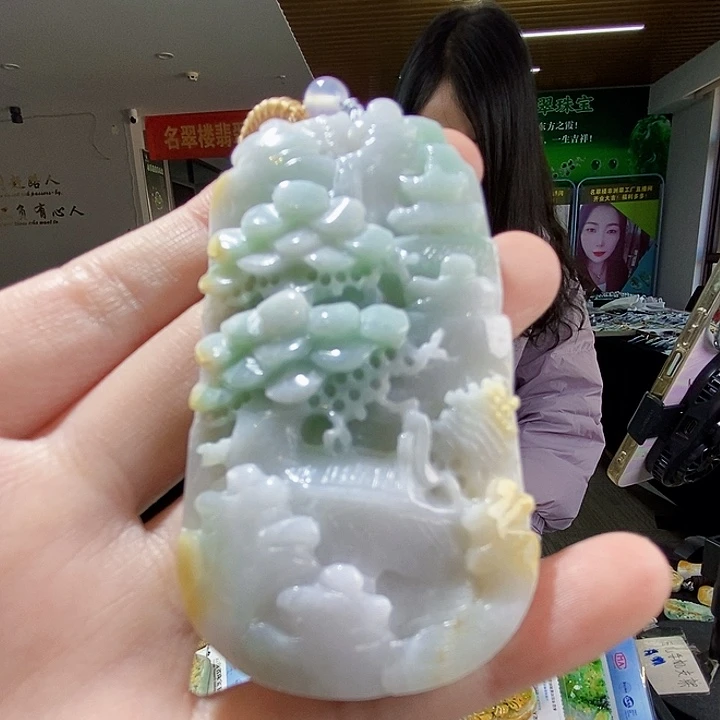 颈饰未镶嵌翡翠翡翠