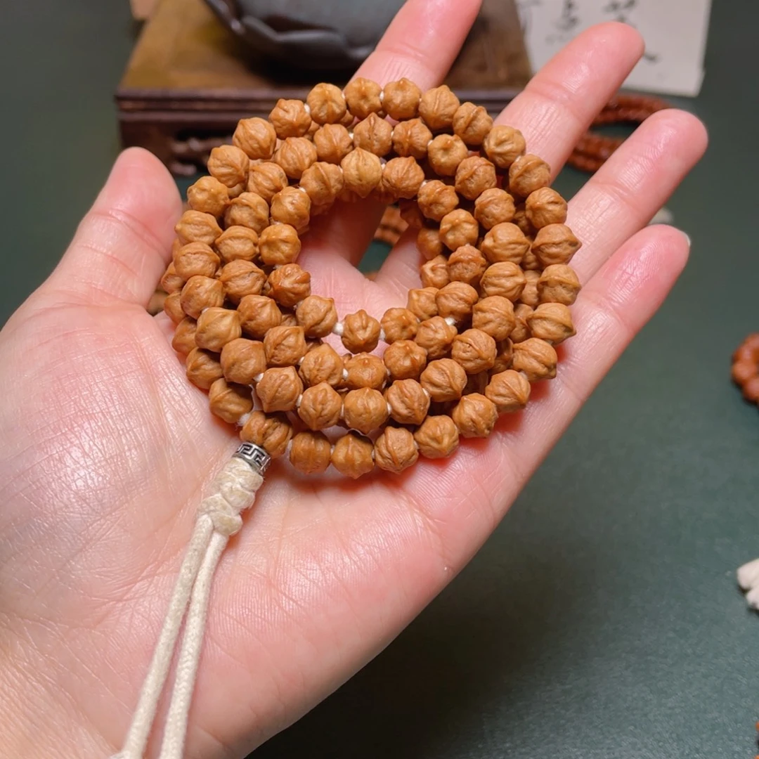 柏香籽/百香籽吊坠白牙横打长串