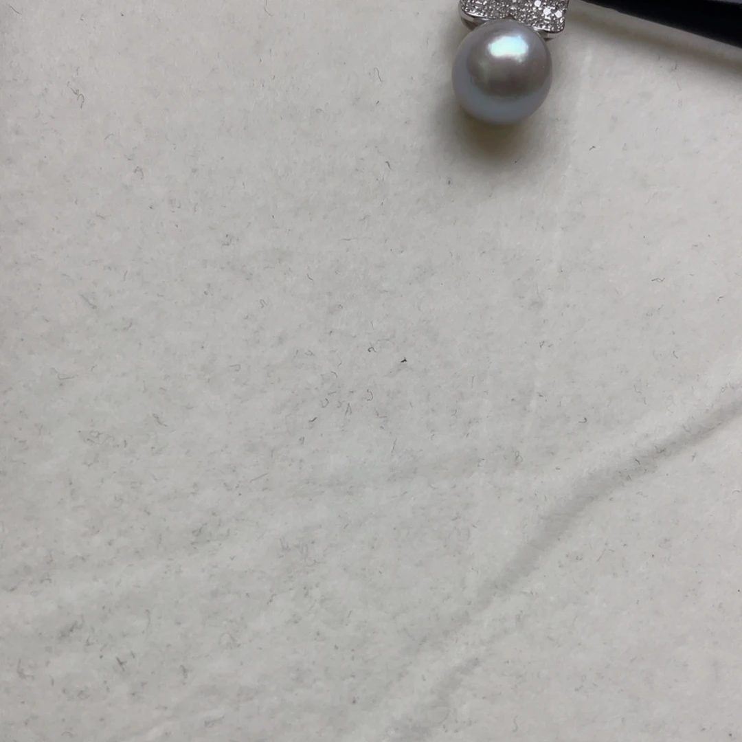 海水珍珠银S925镶嵌吊坠(不含链)