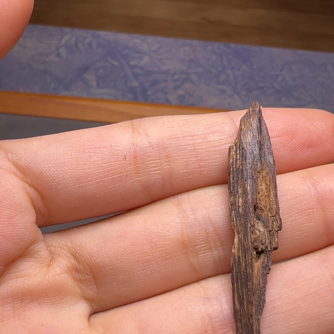 沉香沉香碎屑海南沉水70年份糖结牙沉0.5克