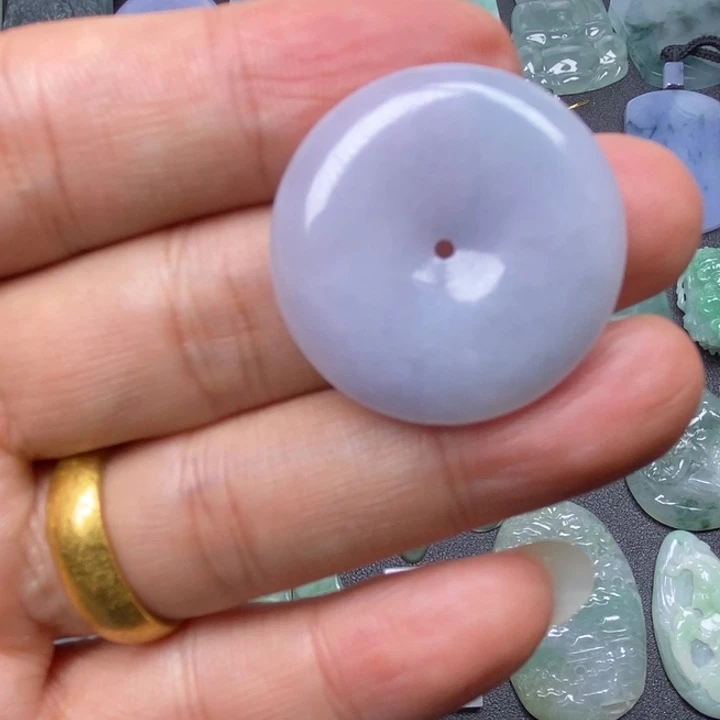 翡翠未镶嵌颈饰天然缅甸翡翠A货