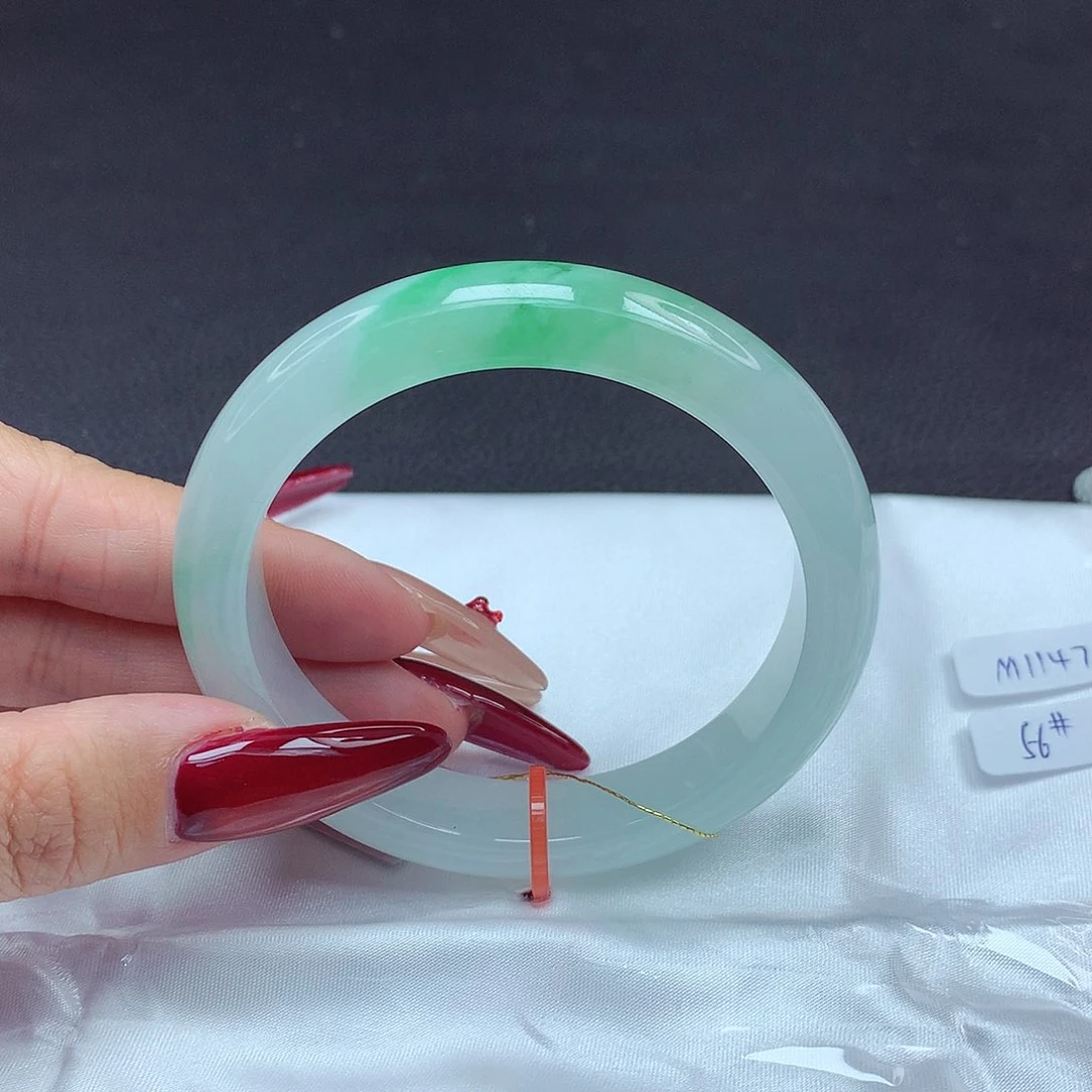 未镶嵌手镯翡翠56圈714