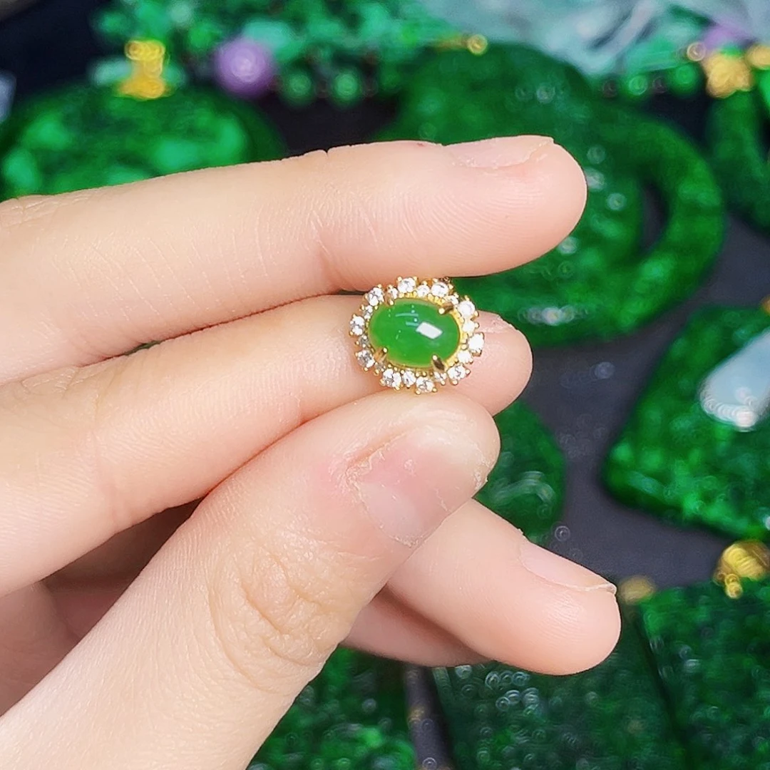 颈饰银S925镶嵌翡翠多样性