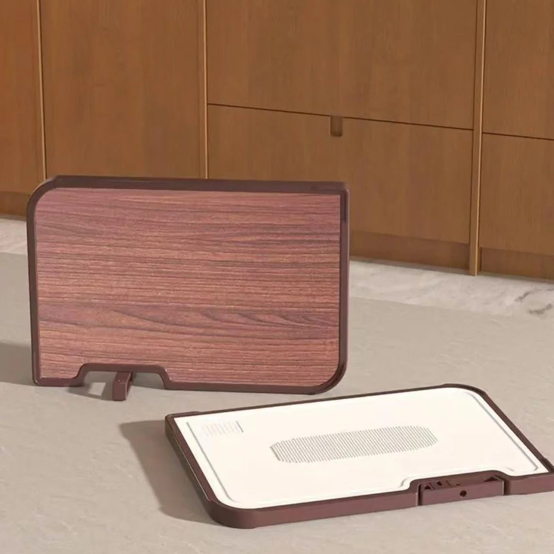 【升级可站立可磨刀】乌檀木双面家用防滑防霉菜板案板切菜