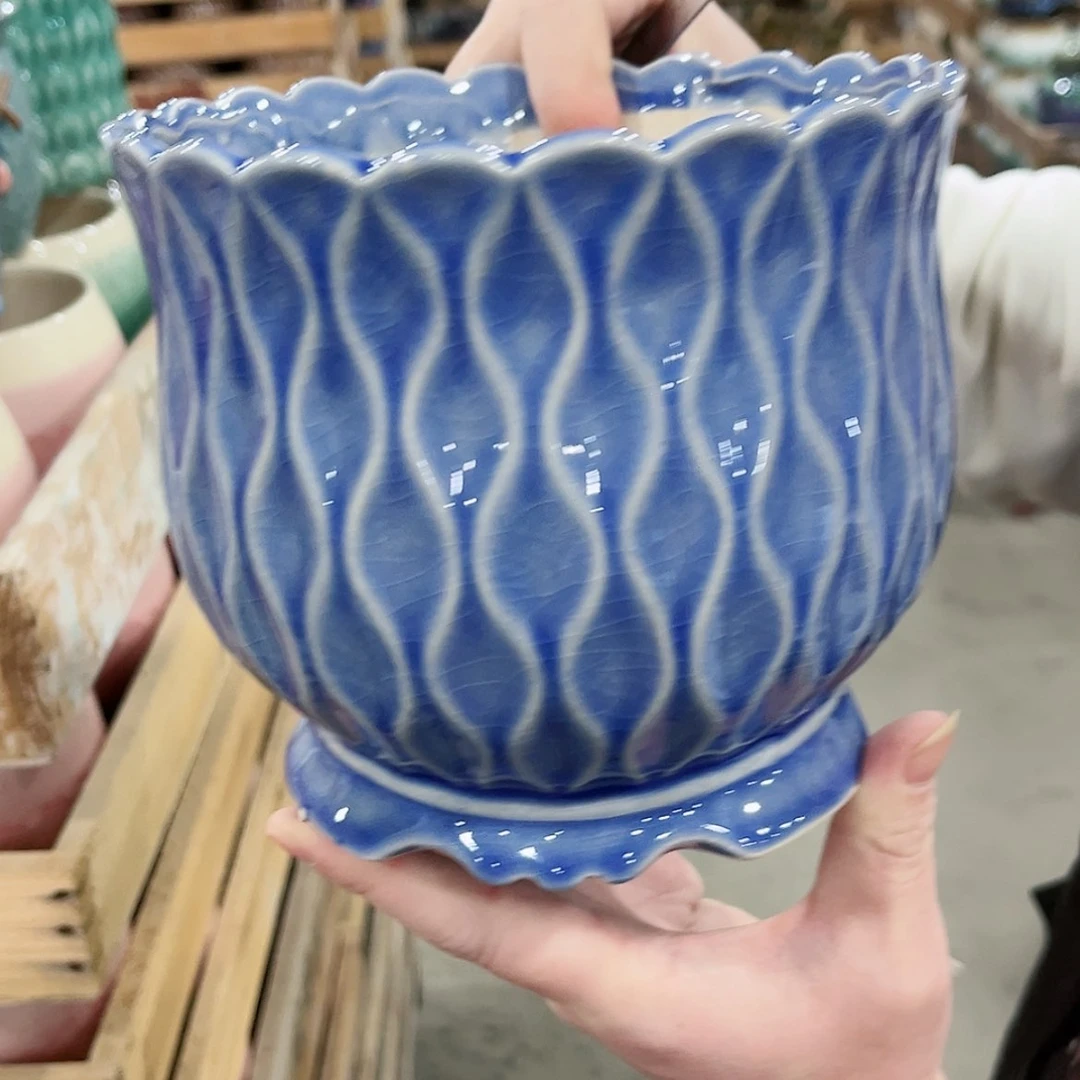 【闪购商品】陶瓷陶瓷多肉植物花盆