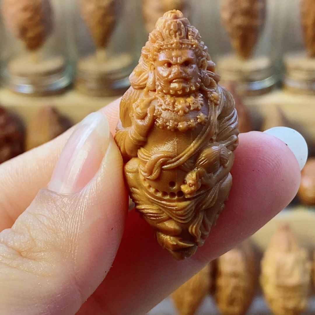 亚***鹰橄榄核手串/手链黄财神