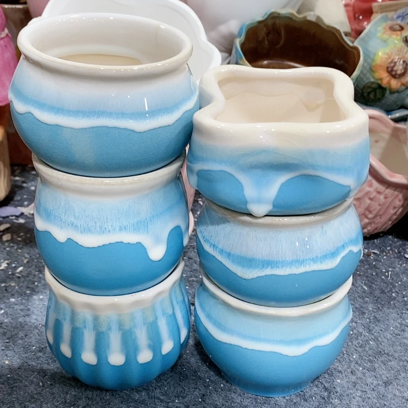 【闪购商品】陶瓷陶瓷花盆,多肉花盆
