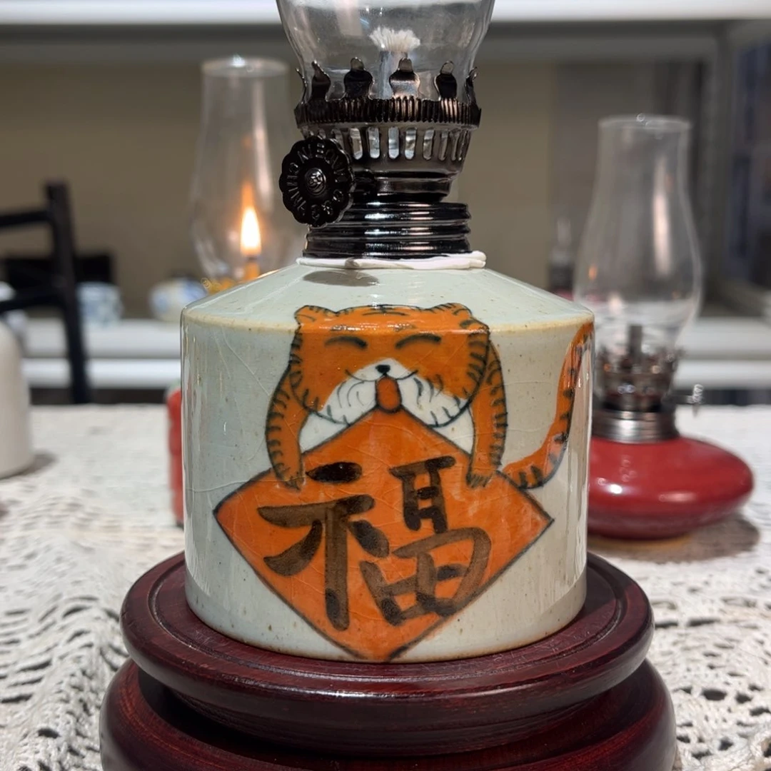 摆件景德镇陶瓷香薰灯