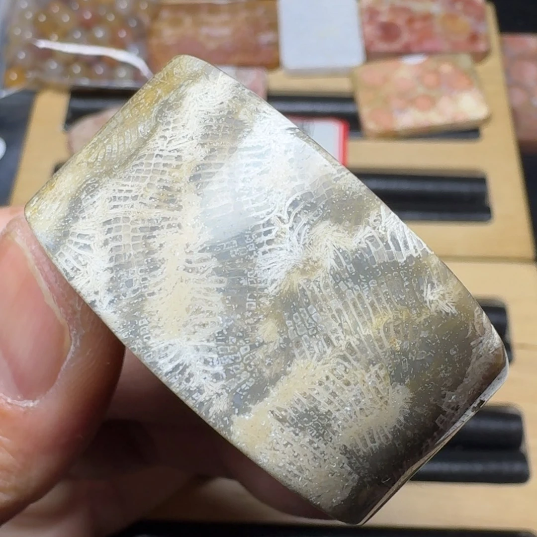 硅化玉纯天然色有机玉石手镯芯未镶嵌