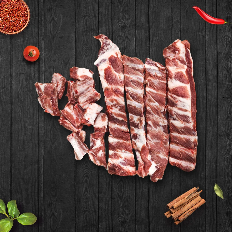【玖旗雷香猪】精选黑猪肉(小排)/2kg
