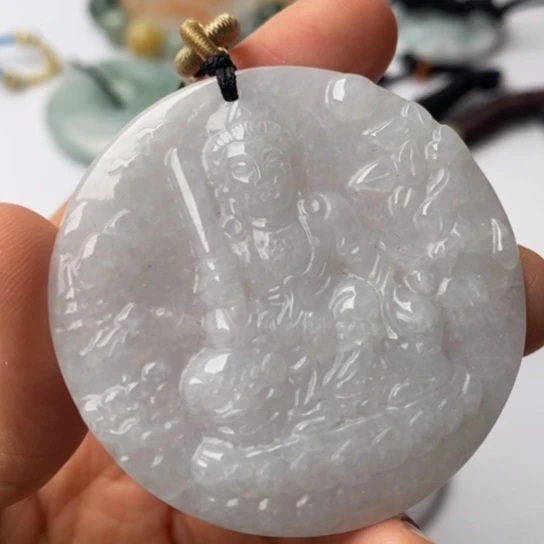 翡翠未镶嵌挂件翡翠