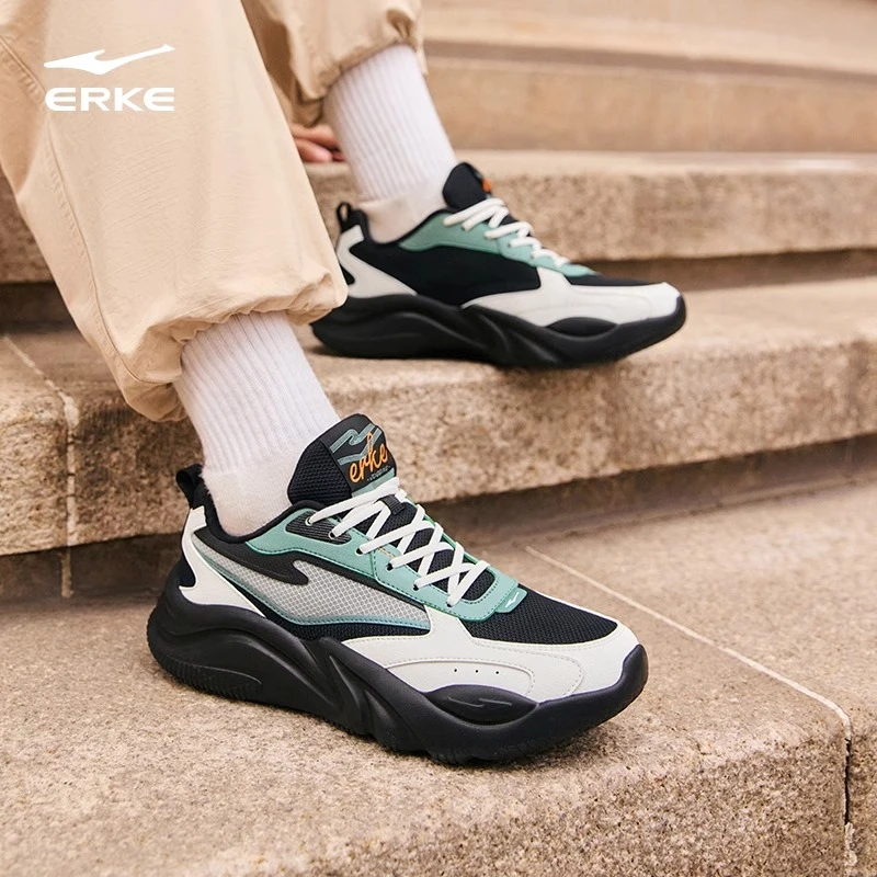 鸿星尔克桀骜3情侣老爹鞋休闲潮流运动鞋51125102393-yl-nc