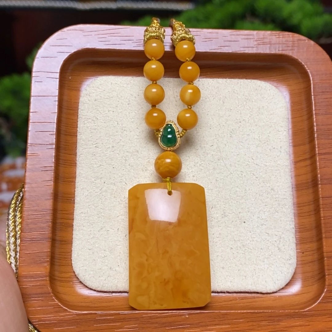 【闪购商品】蜜蜡颈饰未镶嵌项链